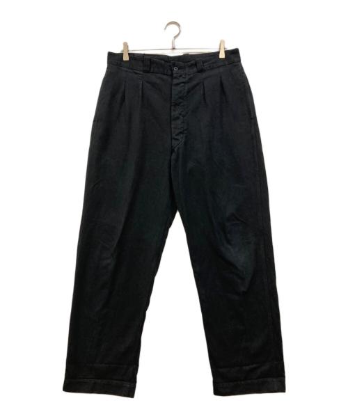 French Army（フランス軍）French Army (フレンチアーミー) Ｍ-52後染めトラウザーパンツ 後期型 ブラック サイズ:下記参照の古着・服飾アイテム