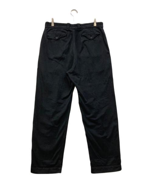 French Army（フランス軍）French Army (フレンチアーミー) Ｍ-52後染めトラウザーパンツ 後期型 ブラック サイズ:下記参照の古着・服飾アイテム