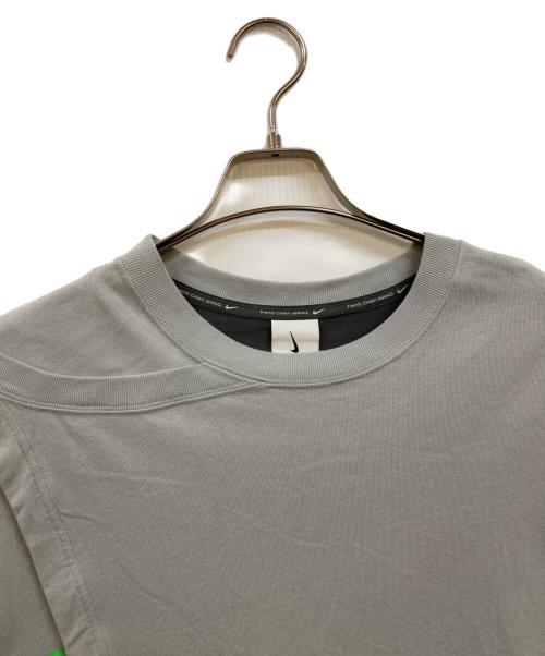 NIKE（ナイキ）NIKE (ナイキ) FENG CHEN WANG (フェンチェンワン) ドッキングTシャツ グレー サイズ:Lの古着・服飾アイテム