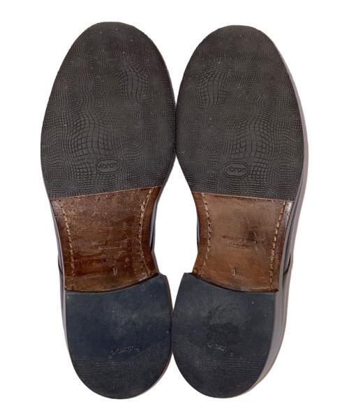 MOTO（モト）MOTO (モト) コードヴァンプレーントゥシューズ ブラウン サイズ:1(26.5cmの古着・服飾アイテム