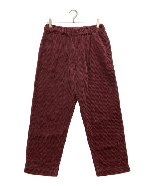 nest Robe（ネストローブ）nest Robe (ネストローブ) 太畝コーデュロイイージーパンツ ボルドー サイズ:Fの古着・服飾アイテム