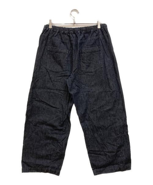 nest Robe（ネストローブ）nest Robe (ネストローブ) コットンリネンダンガリーツイストパンツ インディゴ サイズ:Fの古着・服飾アイテム