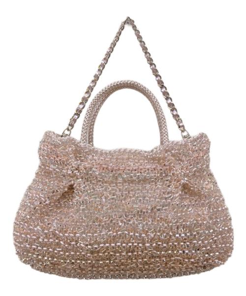 ANTEPRIMA（アンテプリマ）ANTEPRIMA (アンテプリマ) ワイヤーグリッター 2WAYショルダーバッグ ピンクの古着・服飾アイテム