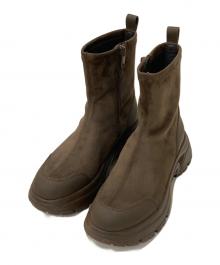 STACCATO（スタッカート）の古着「スエードタッチトラックソールブーツ」｜ブラウン