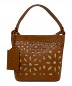 gentenゲンテン）の古着「マルチカットワーク2WAYショルダーバッグ」｜ブラウン