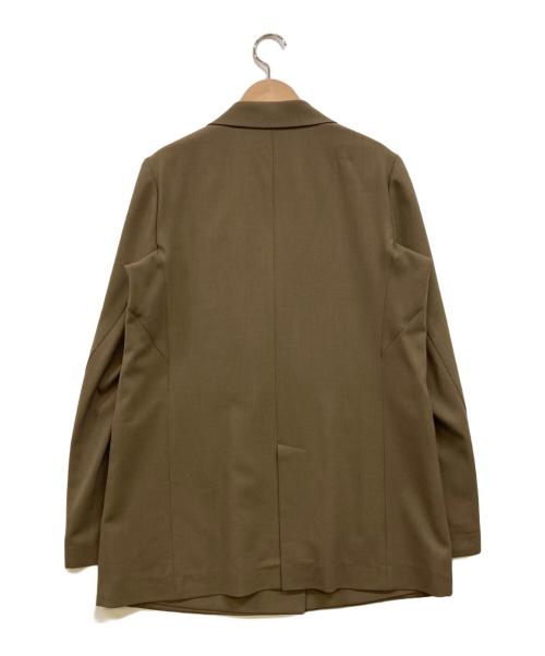 icB（アイシービー）icB (アイシービー) ウール2WAYストレッチ ダブルブレストジャケット ブラウン サイズ:6(11) 未使用品の古着・服飾アイテム