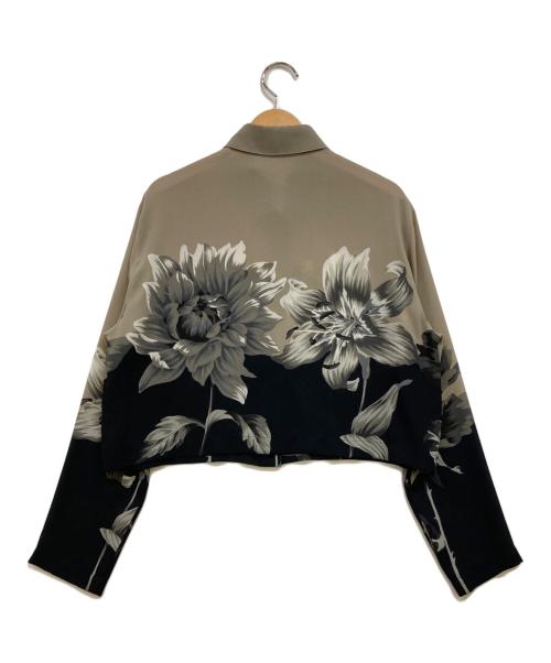 TOKUKO1erVOL（トクコプルミエヴォル）TOKUKO1erVOL (トクコプルミエヴォル) シアープリントシャツ グレー サイズ:9の古着・服飾アイテム