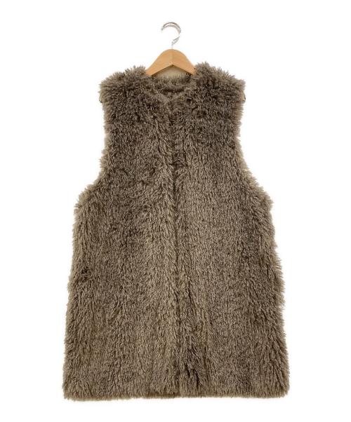 JOURNAL STANDARD（ジャーナルスタンダード）JOURNAL STANDARD (ジャーナルスタンダード) エコファーベスト ブラウン サイズ:下記参照の古着・服飾アイテム