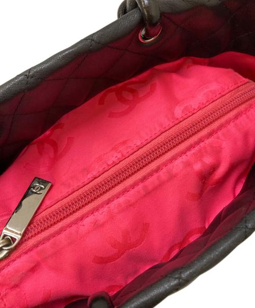 CHANEL（シャネル）CHANEL (シャネル) カンボンライン ミディアム トートバッグ ブラックの古着・服飾アイテム