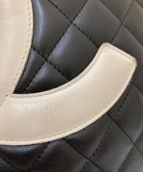 CHANEL（シャネル）CHANEL (シャネル) カンボンライン ミディアム トートバッグ ブラックの古着・服飾アイテム