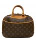 LOUIS VUITTON（ルイ ヴィトン）の古着「トゥルーヴィル ハンドバッグ」｜ブラウン