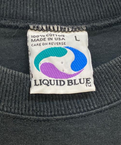 LIQUID BLUE（リキッドブルー）LIQUID BLUE (リキッドブルー) 90's エイリアン プリントTシャツ ブラック サイズ:Ｌの古着・服飾アイテム