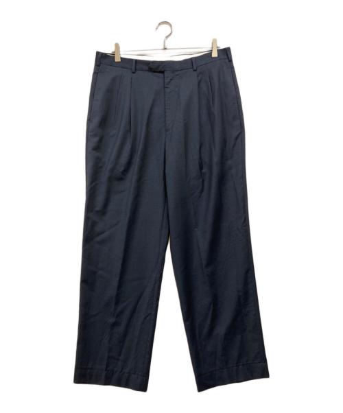 BALENCIAGA（バレンシアガ）BALENCIAGA (バレンシアガ) ウール2タックスラックス ネイビー サイズ:52の古着・服飾アイテム