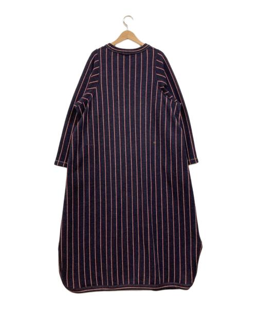 45R（フォーティファイブ・アール）45R (フォーティファイブ・アール) ジャージフラノのワンピース ネイビー サイズ:下記参照の古着・服飾アイテム