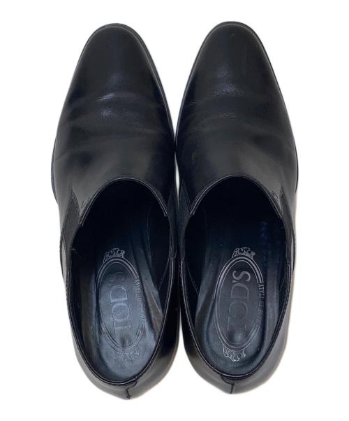 TOD'S（トッズ）TOD'S (トッズ) サイドゴアブーティ ブラック サイズ:35の古着・服飾アイテム