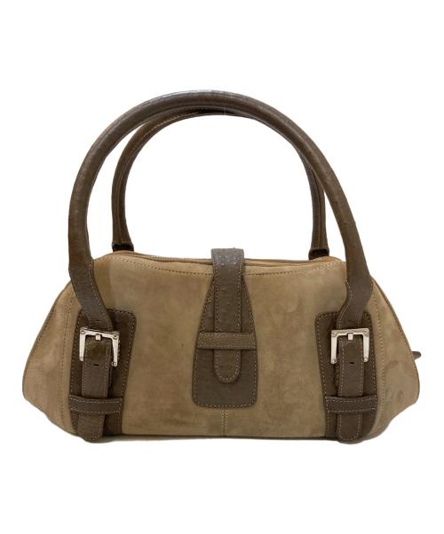 LOEWE（ロエベ）LOEWE (ロエベ) センダスウェードハンドバッグ ブラウンの古着・服飾アイテム