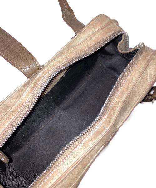 LOEWE（ロエベ）LOEWE (ロエベ) センダスウェードハンドバッグ ブラウンの古着・服飾アイテム