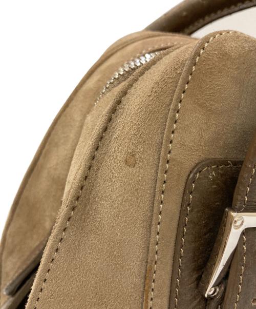 LOEWE（ロエベ）LOEWE (ロエベ) センダスウェードハンドバッグ ブラウンの古着・服飾アイテム