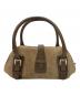LOEWE (ロエベ) センダスウェードハンドバッグ ブラウン：26000円