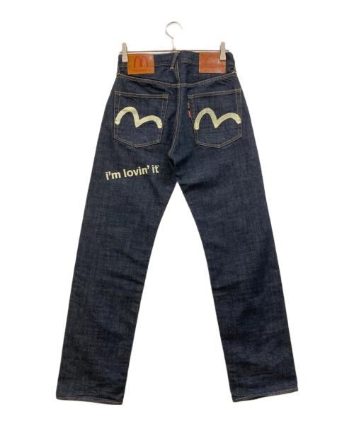 EVISU（エヴィス）EVISU (エヴィス) McDonald's (マクドナルド) コラボデニムパンツ インディゴ サイズ:W30×L35の古着・服飾アイテム