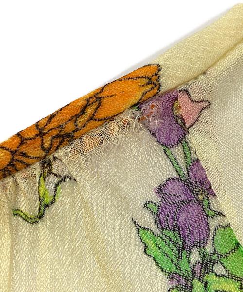 ANAYI（アナイ）ANAYI (アナイ) フローラルルプリントフレアワンピース イエロー サイズ:38の古着・服飾アイテム