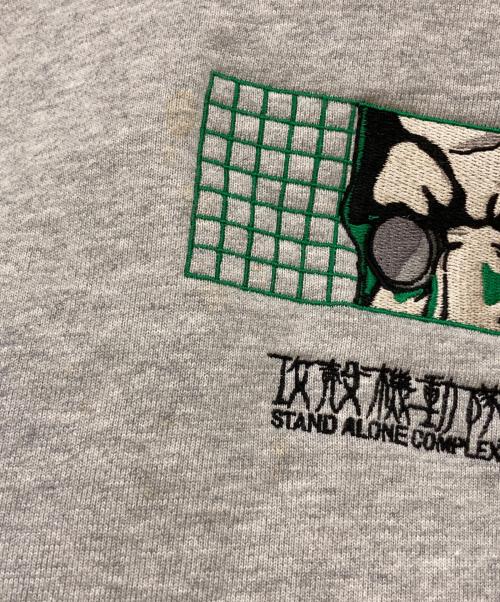 vault room（ボルトルーム）vault room (ボルトルーム) 攻殻機動隊 (コウカクキドウタイ) BATOU HOODIE グレー サイズ:XLの古着・服飾アイテム