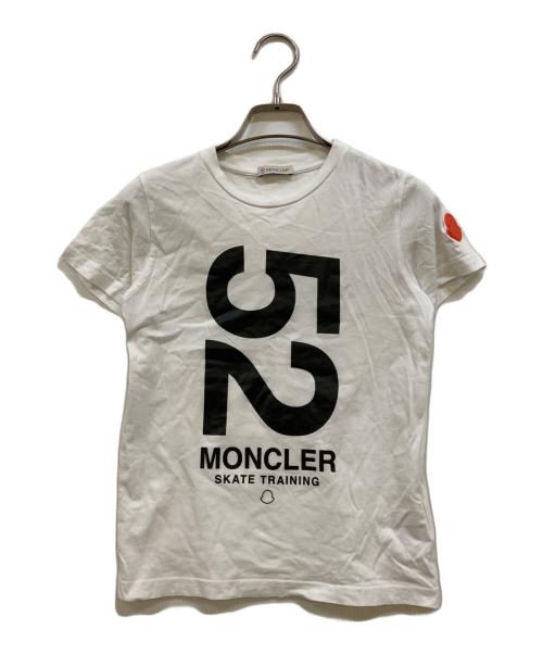 MONCLER（モンクレール）MONCLER (モンクレール) MAGLIA T-SHIRT ホワイト サイズ:10Aの古着・服飾アイテム