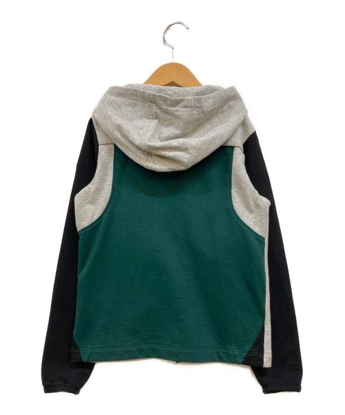 MONCLER（モンクレール）MONCLER (モンクレール) ジップパーカー グレー×ブラック サイズ:140の古着・服飾アイテム