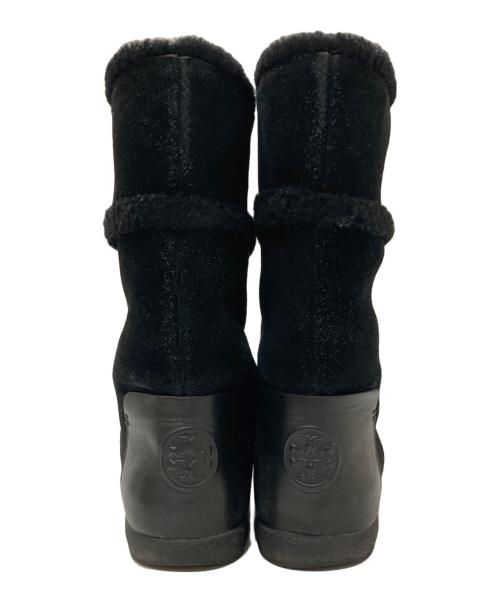 TORY BURCH（トリーバーチ）TORY BURCH (トリーバーチ) スウェードブーツ ブラック サイズ:7の古着・服飾アイテム