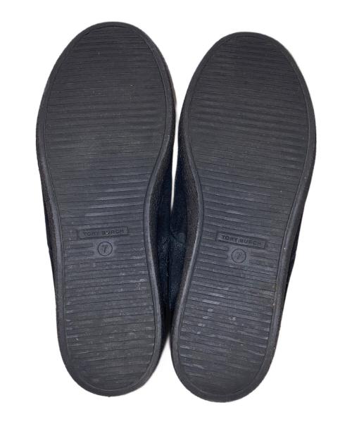 TORY BURCH（トリーバーチ）TORY BURCH (トリーバーチ) スウェードブーツ ブラック サイズ:7の古着・服飾アイテム