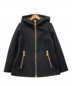 MONCLERモンクレール）の古着「ARBU GIUBBOTTO メルトンダウンジャケット」｜ブラック