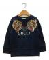 GUCCI（グッチ）の古着「タイガー プリントスウェット」｜ブラック