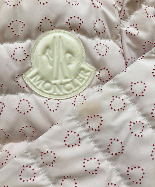 MONCLER（モンクレール）MONCLER (モンクレール) ダウンジャケット ピンク サイズ:130の古着・服飾アイテム