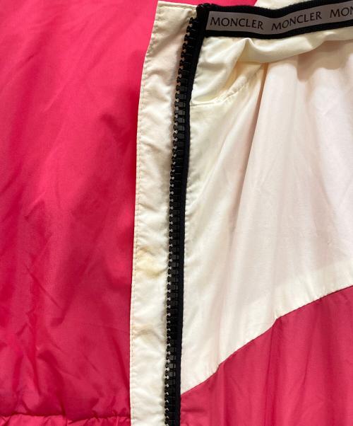 MONCLER（モンクレール）MONCLER (モンクレール) ナイロンジャケット ホワイト×ピンク×ブラック サイズ:116CMの古着・服飾アイテム