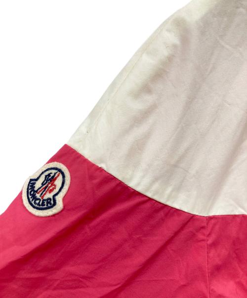 MONCLER（モンクレール）MONCLER (モンクレール) ナイロンジャケット ホワイト×ピンク×ブラック サイズ:116CMの古着・服飾アイテム