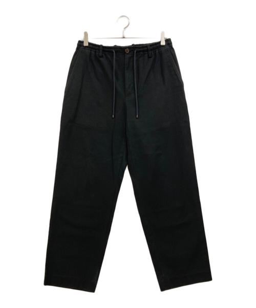 MARKAWARE（マーカウェア）MARKAWARE (マーカウェア) FLAT FRONT EASY TROUSERS フラットフロントイージートラウザーズ ブラック サイズ:1の古着・服飾アイテム