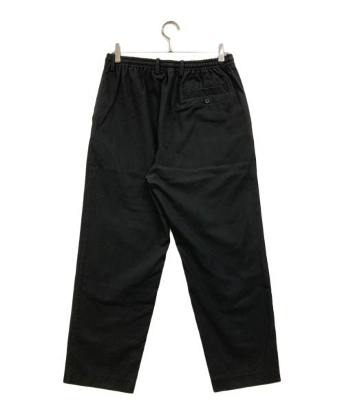 MARKAWARE（マーカウェア）MARKAWARE (マーカウェア) FLAT FRONT EASY TROUSERS フラットフロントイージートラウザーズ ブラック サイズ:1の古着・服飾アイテム