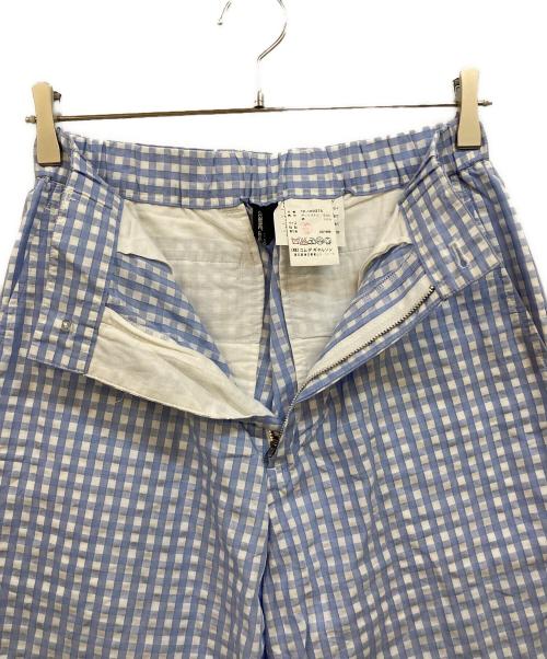 tricot COMME des GARCONS（トリココムデギャルソン）tricot COMME des GARCONS (トリココムデギャルソン) チェックパジャマパンツ ブルー サイズ:下記参照の古着・服飾アイテム