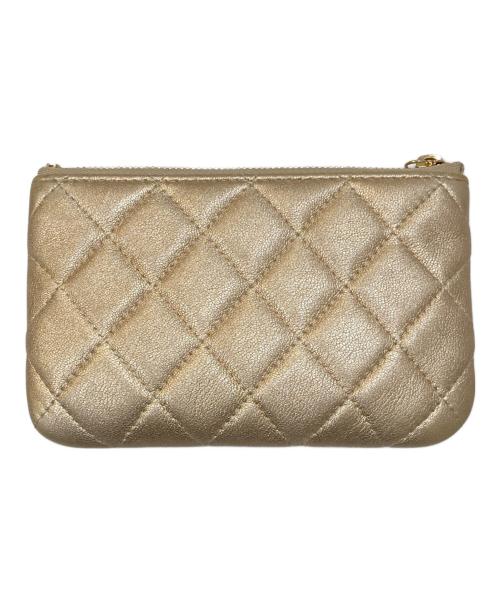 CHANEL（シャネル）CHANEL (シャネル) クラシックポーチ ゴールドの古着・服飾アイテム