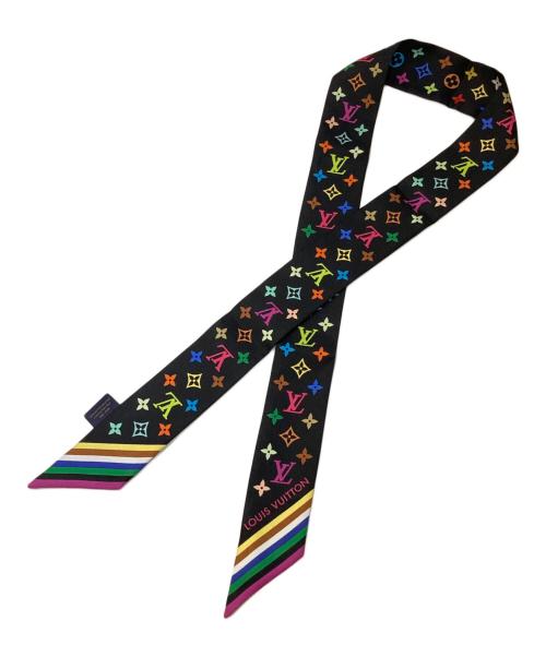 LOUIS VUITTON（ルイ ヴィトン）LOUIS VUITTON (ルイ ヴィトン) TAKASHI MURAKAMI (タカシ ムラカミ) Monogram Multicolor BB Bandeau ブラックの古着・服飾アイテム
