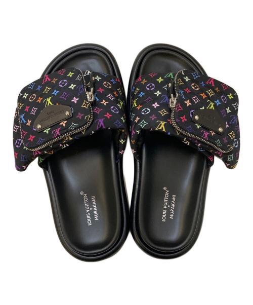 LOUIS VUITTON（ルイ ヴィトン）LOUIS VUITTON (ルイ ヴィトン) TAKASHI MURAKAMI (タカシ ムラカミ) Pool Pillow Flat Comfort Mule 