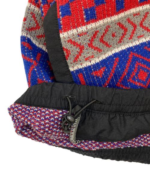 THE NORTH FACE（ザ ノース フェイス）THE NORTH FACE (ザ ノース フェイス) ノルディックハーフドームセーター ブルー×レッド サイズ:Sの古着・服飾アイテム