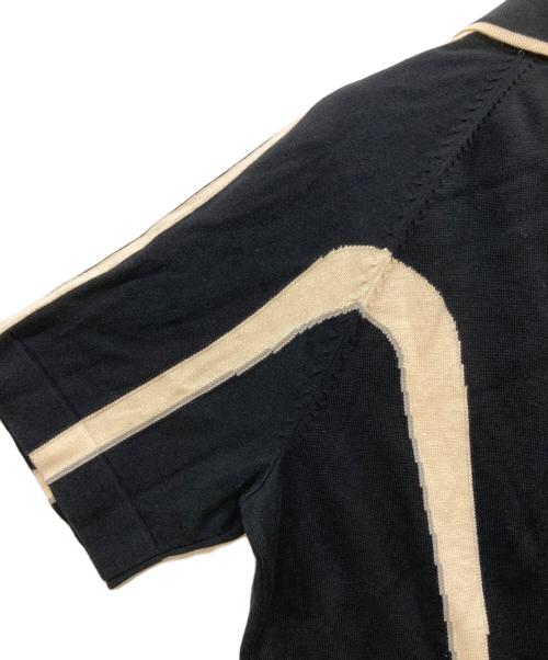 Corteiz（コーテイズ）CORTEIZ (コーテイズ) ニットポロシャツ ブラック サイズ:Ｍの古着・服飾アイテム