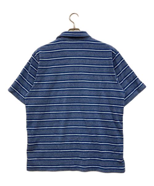 SUPREME（シュプリーム）SUPREME (シュプリーム) Stripe Terry S/S Polo ブルー サイズ:Ｍの古着・服飾アイテム