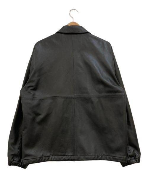 BEAUTY&YOUTH（ビューティーアンドユース）BEAUTY&YOUTH (ビューティーアンドユース) レザー コーチ ジャケット ブラック サイズ:Sの古着・服飾アイテム