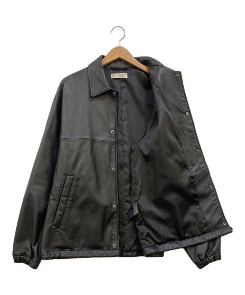 BEAUTY&YOUTH（ビューティーアンドユース）BEAUTY&YOUTH (ビューティーアンドユース) レザー コーチ ジャケット ブラック サイズ:Sの古着・服飾アイテム