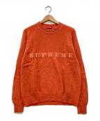 SUPREMEシュプリーム）の古着「stone washed sweater」｜オレンジ