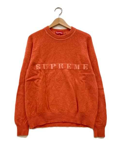SUPREME（シュプリーム）SUPREME (シュプリーム) stone washed sweater オレンジ サイズ:Mの古着・服飾アイテム