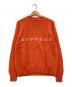 SUPREME（シュプリーム）の古着「stone washed sweater」｜オレンジ