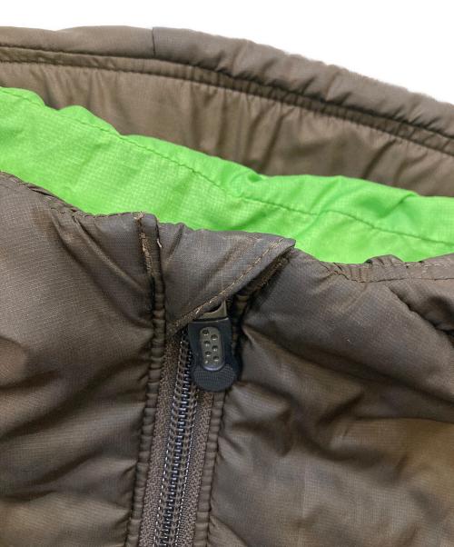 Patagonia（パタゴニア）Patagonia (パタゴニア) マイクロ パフ フーディ ダウンジャケット ブラウン サイズ:Mの古着・服飾アイテム